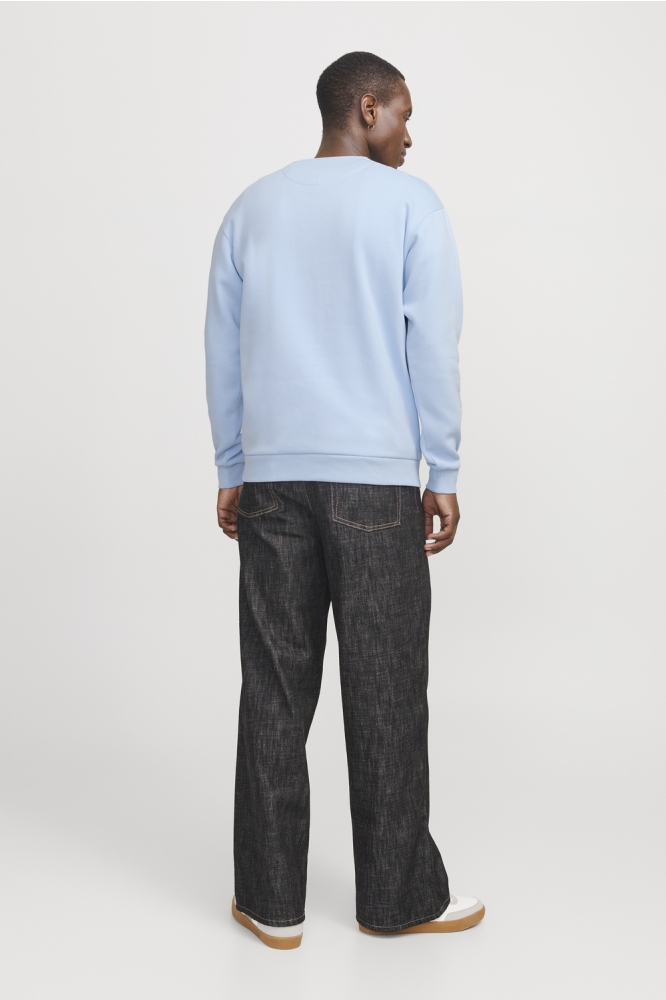JJEBRADLEY SWEAT CREW NOOS 12249341 Chambray Blue